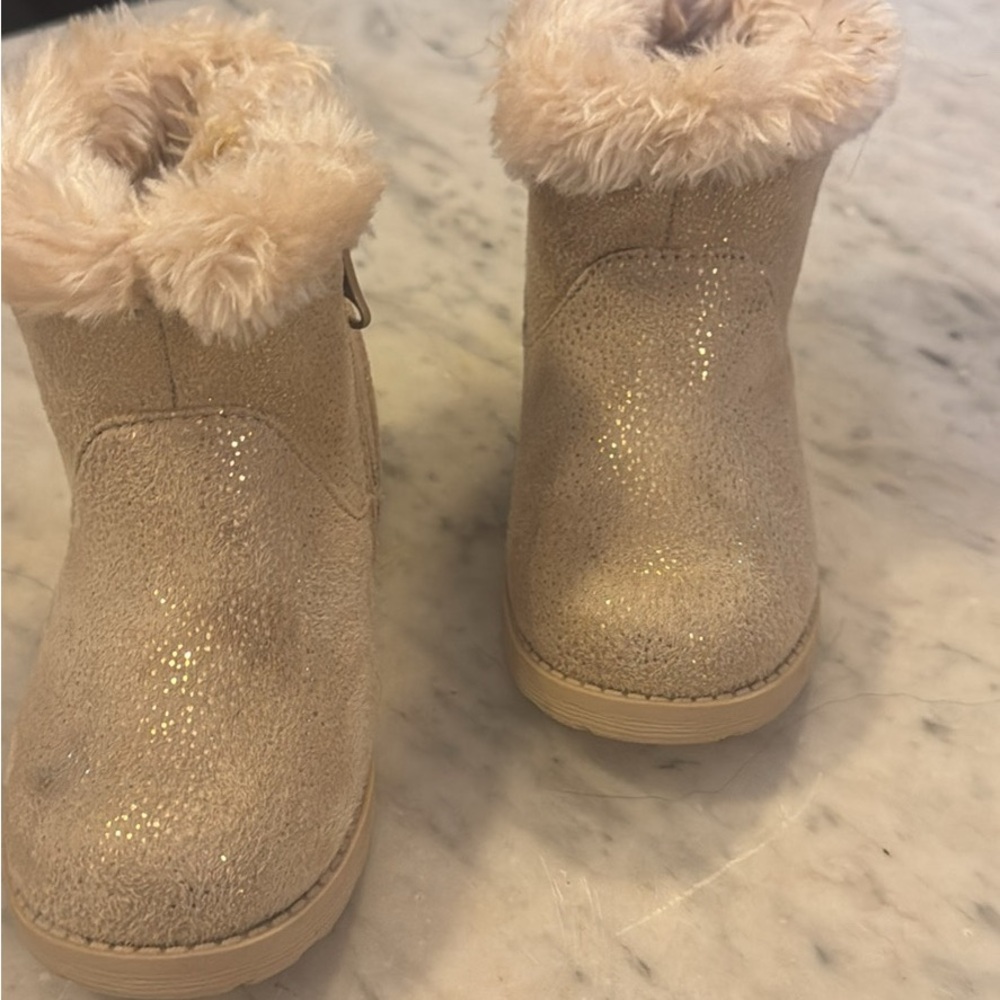 Cozy Tan Kids Boots